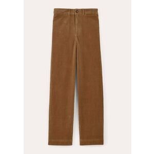 Everlane Womens Retro Chestnut Brown Cotton Corduroy Straight Leg Pants - Size 2